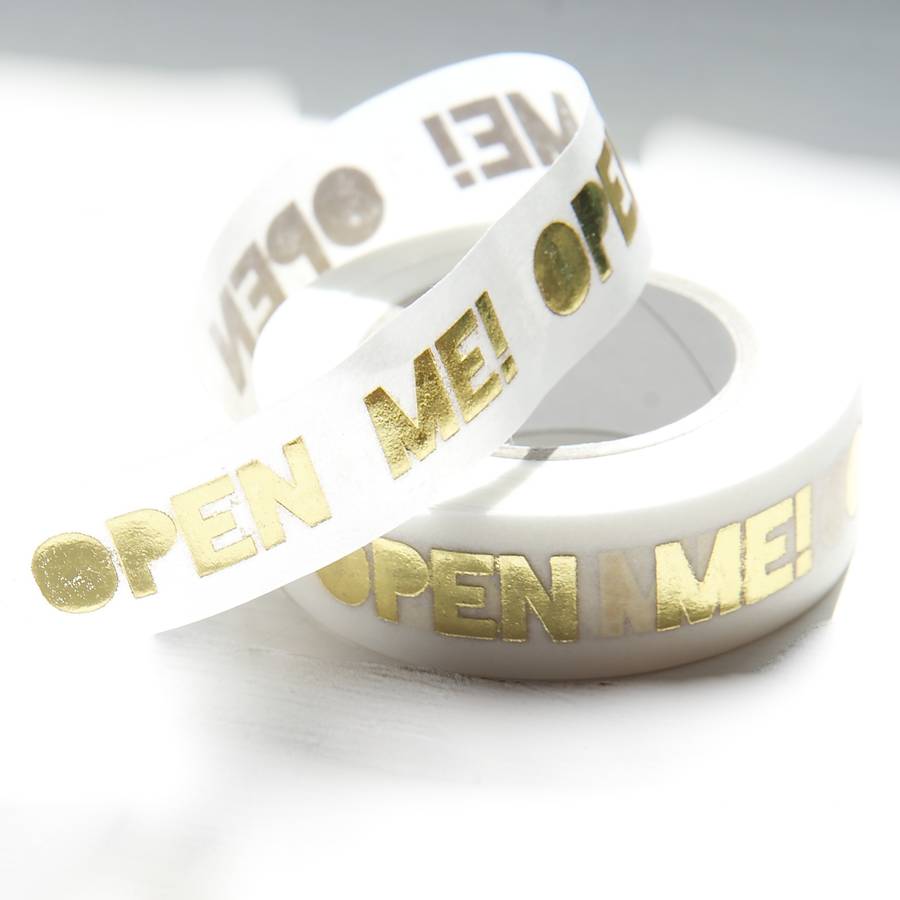 gold shiny decorative tape by the letteroom