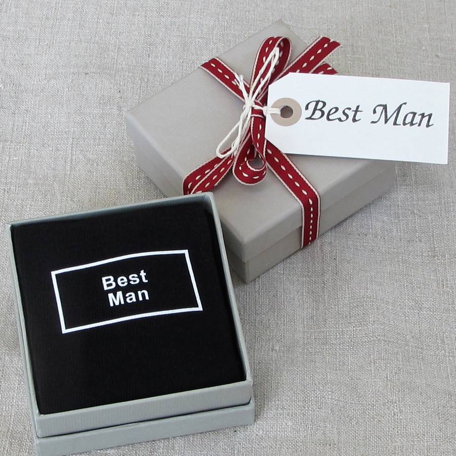 best man gift set boxed and gift wrapped by chapel cards