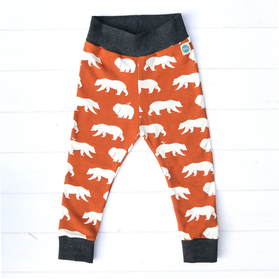 organic bear leggings by sprout
