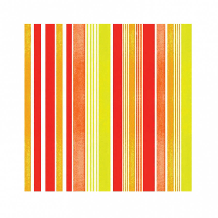 summer striped paper napkins by postbox party