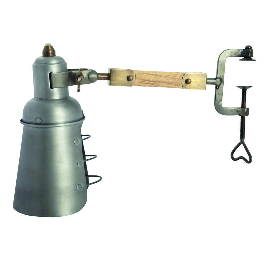 industrial clip on lamp by all things brighton beautiful