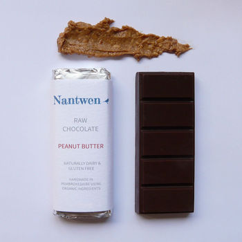 Raw Chocolate Bar With Peanut Butter