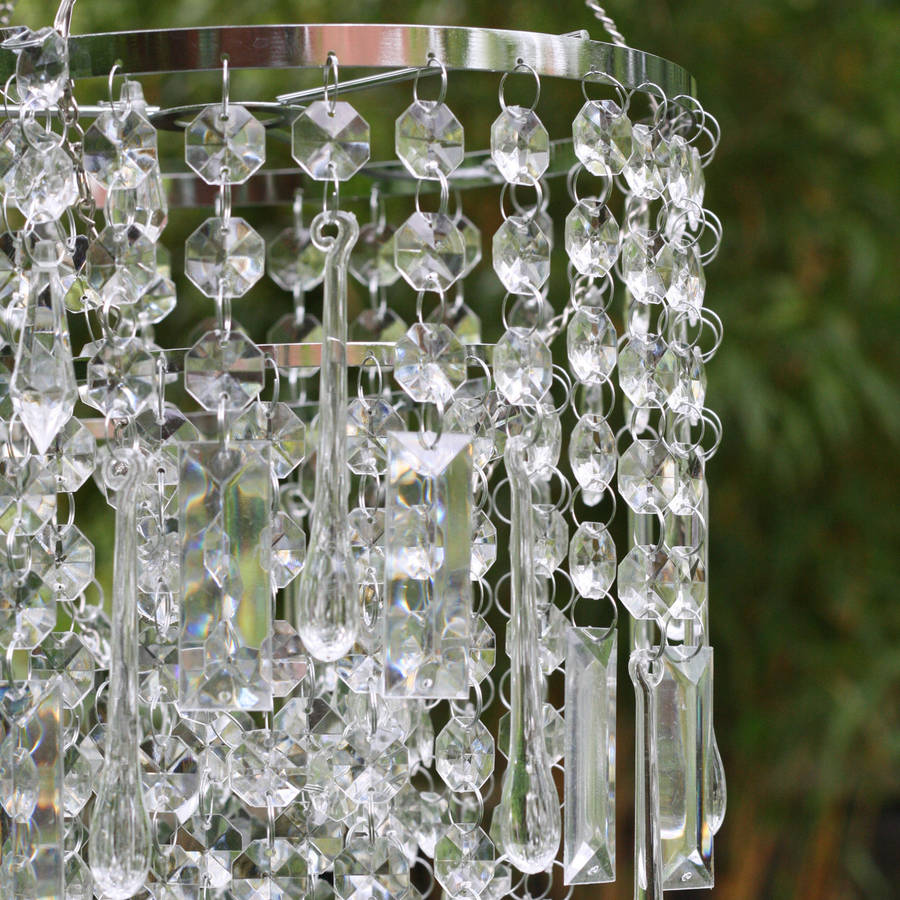 hanging crystal chandelier by the wedding of my dreams