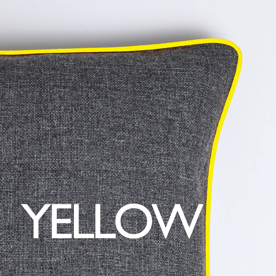 rectangular piped edge cushion by catherine colebrook