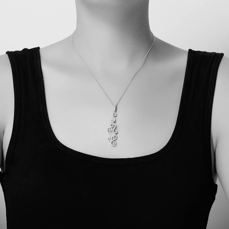 ivy necklace 925 sterling silver by jewellery