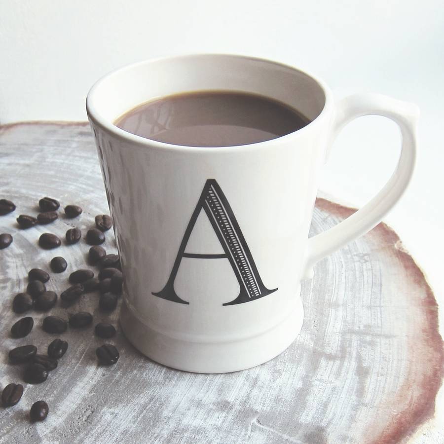 a to z alphabet mug by qtique | notonthehighstreet.com