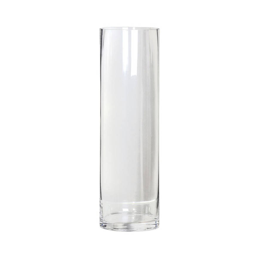 large glass cylinder vase by dibor