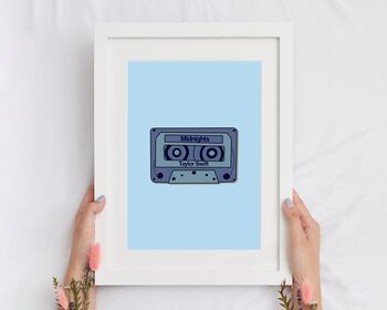 Taylor Swift Midnights Inspired Cassette Print, 2 of 5