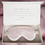Silk Sleep Mask Gift Box Eye Mask 100% Pure Soft Mulberry Silk Pink Luxury Travel Gift Blackout Hypoallergenic, thumbnail 1 of 7