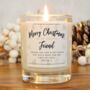 Friend Christmas Gift Amazing Friend Scented Candle, thumbnail 1 of 4