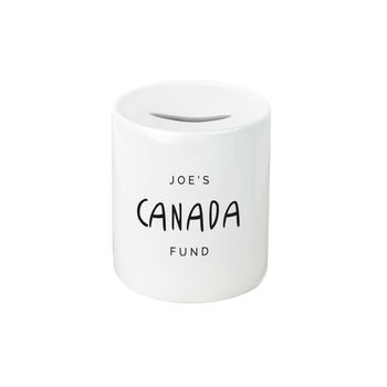 Personalised Travelling Holiday Money Box, 7 of 9