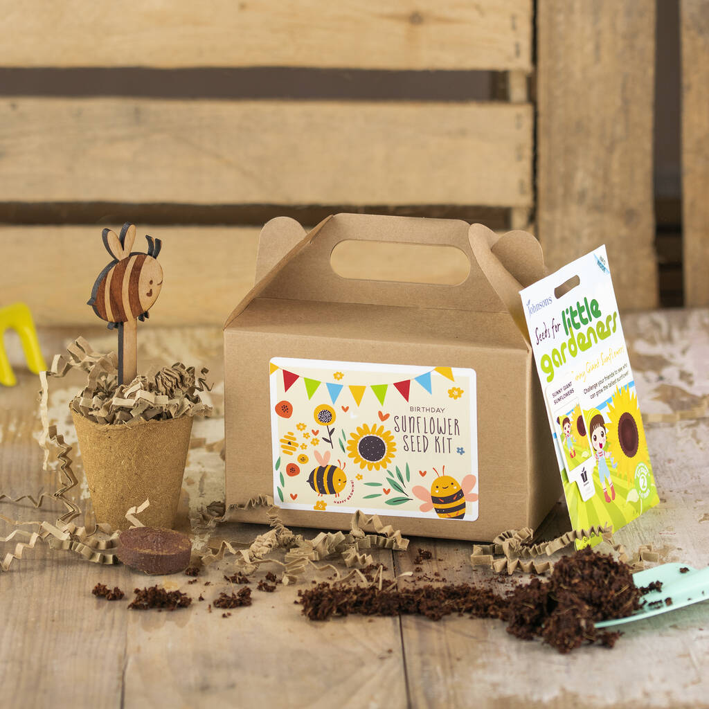 Sunflower Seed Kit, Grow Your Own, Kids Party Bag, 1 of 3