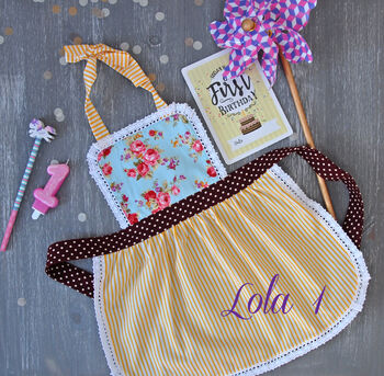 Personalized Kids Aprons, Toddler Kids Aprons, 12 of 12
