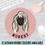 Afghan Hound Face Mouse Mat, thumbnail 1 of 5