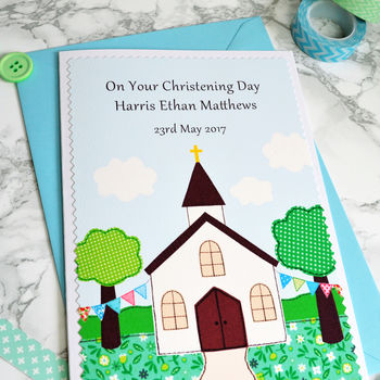 Personalised Christening Card / Baptism Card, 3 of 3
