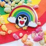 Rainbow Penguin Pick Me Up Letter Box Gift Set, thumbnail 5 of 5