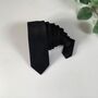 Luxury Black Silk Neck Tie – Timeless And Elegant, thumbnail 4 of 8