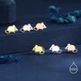 Cute Little Shrew Stud Earrings In Sterling Silver, thumbnail 6 of 12