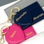 Personalised Card Holder And/Or Heart Keyring, thumbnail 3 of 9