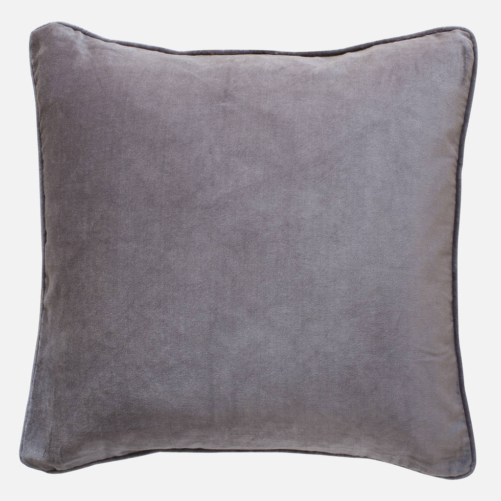 Velvet Cushion Covers By Home Address | notonthehighstreet.com