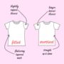 Personalised Love Heart Hand Embroidered T Shirt, thumbnail 6 of 8