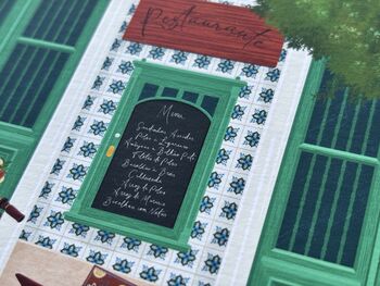 Lisbon Restaurant Art Print, 8 of 8
