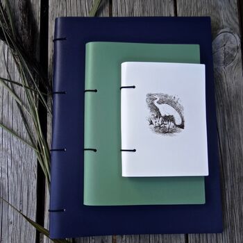 British Birds Leather Notebook Sketchbook Journal, 2 of 8