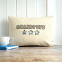 Personalised Star Name Cushion Gift For Him, Dad Or Grandad, thumbnail 2 of 12