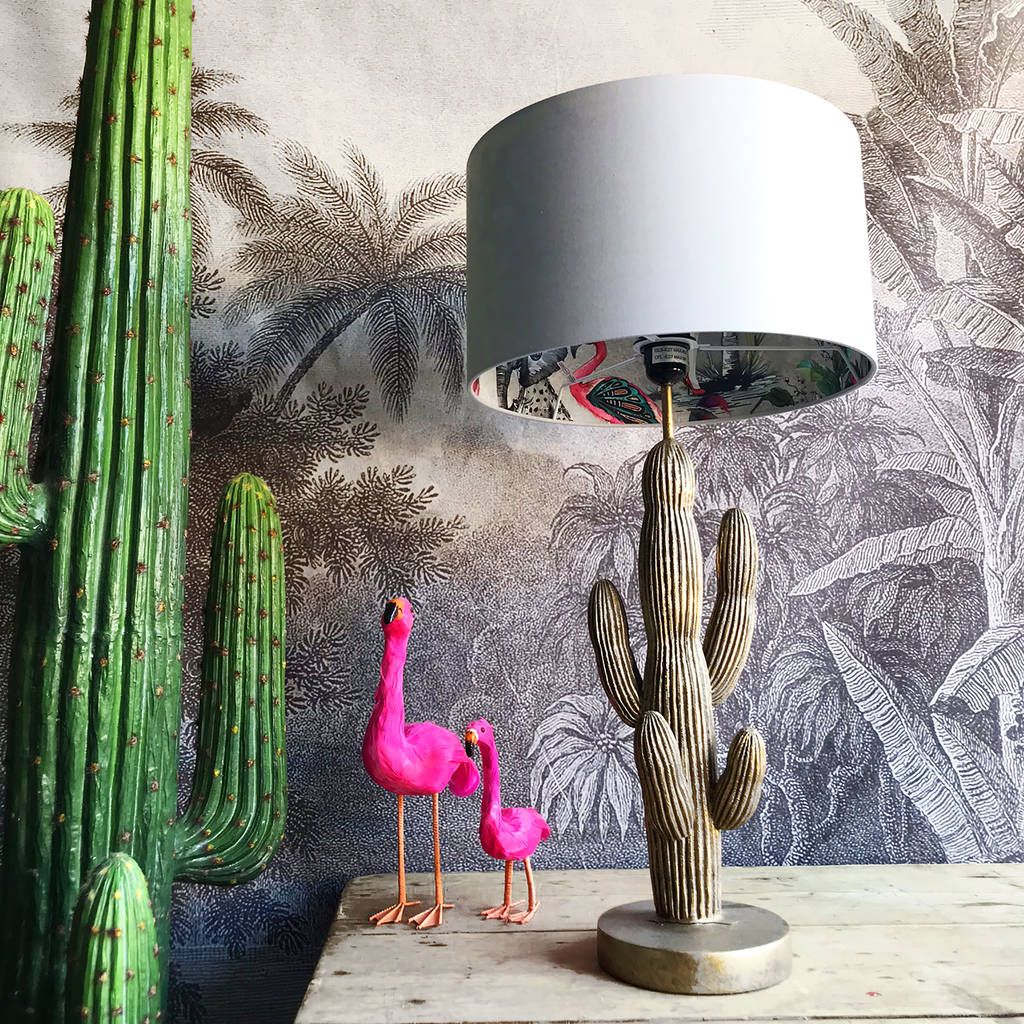 Grey Chi Miracle Lampshades In Cloud Grey Cotton, 1 of 6