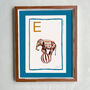 'E' For Elephant Alphabet Limited Edition Print, thumbnail 1 of 6