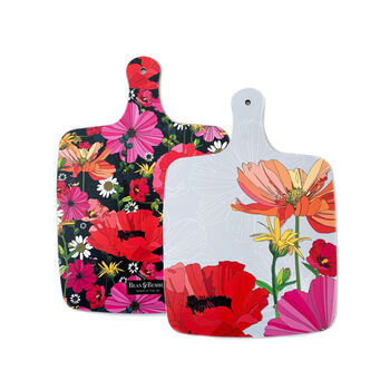 Heat Resistant Large Chopping Board Summer Poppies, 8 of 10