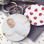 Personalised First Christmas Photo Keyring, thumbnail 1 of 3