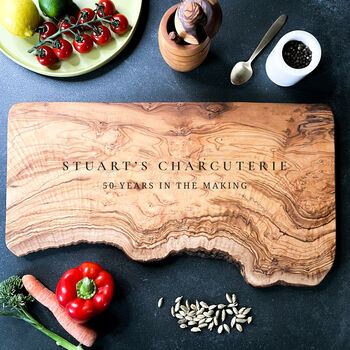 Personalised Olive Wood Cheese Board, 5 of 11