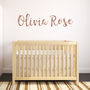 Personalised Rose Gold Wall Stickers, thumbnail 1 of 4