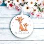 Personalised Giraffe And Child Mother's Day Decoration, thumbnail 1 of 2
