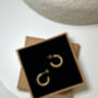 Thick Small Hoop Earrings, Minimalist Women's Jewellery, thumbnail 7 of 8