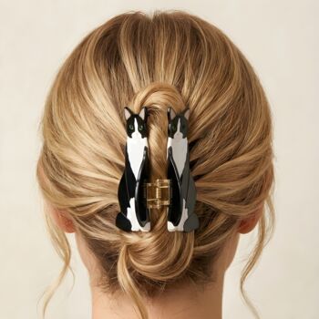 Tuxedo Cat Claw Clip, 2 of 2