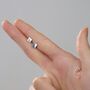 Sterling Silver Minimalist Square Stud Earrings, thumbnail 3 of 11
