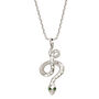 Serpentina Emerald Sterling Silver Necklace, thumbnail 7 of 10