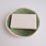 Handmade Celadon Green Pottery Soap Dish, thumbnail 2 of 10