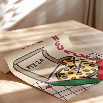 Pizza Is My Love Language Illustrated Print, 2 of 9