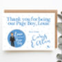 Personalised Page Boy Card And Badge, thumbnail 1 of 5