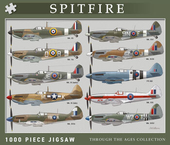 Spitfire 1000 Piece Jigsaw, 2 of 4