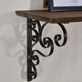 Traditional Wall Shelf With Brackets, thumbnail 4 of 7