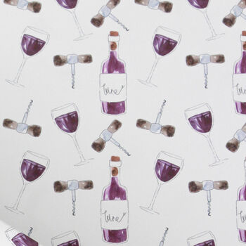 Luxury Claret Wine Wrapping Paper, 2 of 4