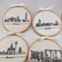 Liverpool Skyline Beginners Embroidery Kit, thumbnail 11 of 12