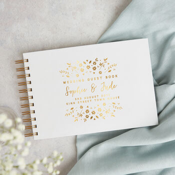 Personalised Wedding Guest Book, 2 of 6