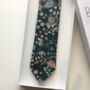 Liberty Tie/Pocket Square/Cuff Link In Dark Green, thumbnail 6 of 8