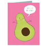 Mini Avocado Hello Mumma Card, thumbnail 2 of 4