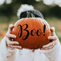 Personalised Halloween Pumpkin Sticker, thumbnail 4 of 7